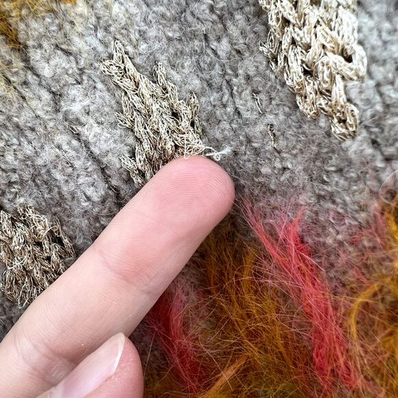 Anthropologie Sleeping on Snow Fair Isle Tunic Sweater Size S Knit Wool Blend - Picture 6 of 16